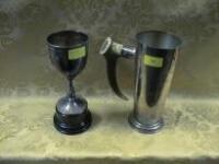 An EPNS presentation sleeve tankard