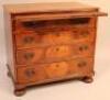 An 18thC and later walnut and inlaid chest of drawers - 3