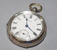 A George V silver Waltham pocket watch