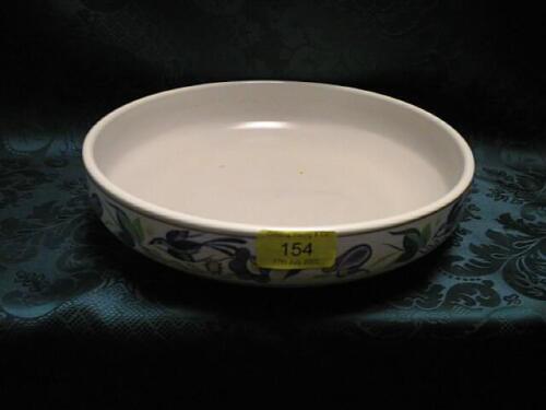 A modern Poole Pottery shallow dish