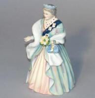 A Royal Doulton Queen Elizabeth the Queen Mother Commemorative portrait figure