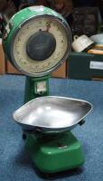 A set of vintage Avery grocery scales.