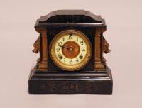 A late 19thC Ansonia 8 day mantel clock