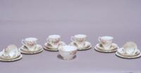 A Royal Albert 'Moss Rose' part tea service