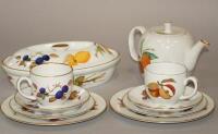 A quantity of Royal Worcester Evesham pattern dinner ware