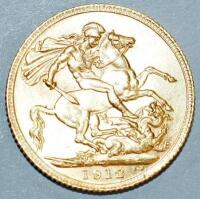 A gold sovereign