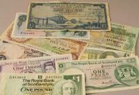 A selection of Scottish and Isle of Man bank notes