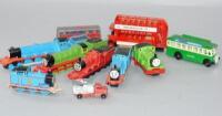 A selection of ERTL Thomas the Tank Engine unboxed diecast trains