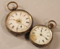Two late 19thC fob watches