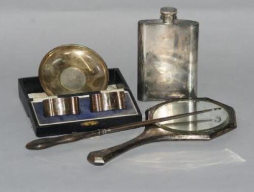 A selection of silver items