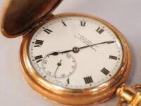 An early 20thC full hunter pocket watch