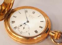 A 1930s Waltham half hunter pocket watch