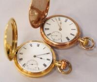 Two full hunter pocket watches