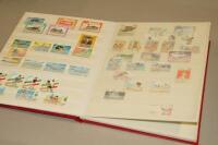 A stock book of Cuban stamps.