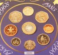 The 1998 UK Brilliant Uncirculated Coin Collection.