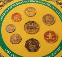 The Last Coins of the 20thC Brilliant Uncirculated 1999 Coin Collection.