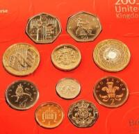 The UK 2003 Brilliant Uncirculated Coin Collection.