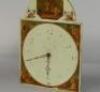 An arched painted longcase clock dial