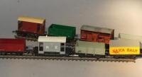 A selection of model railway items