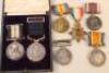 A Victoria and WWI British Naval medal group including Distinguished Service Medal to Petty Officer - 2