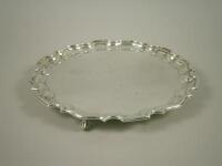 A silver salver