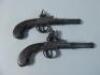 A pair of small early 19thC pistols