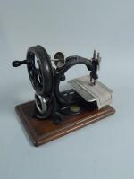 A late 19th/early 20thC Wilcox & Gibbs sewing machine