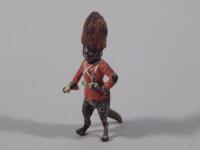 An early 20thC cold painted bronze figure