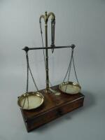 A set of 19thC Avery patent brass scales