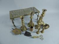 A collection of metalware