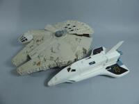 A Star Wars Empire Strikes Back Millennium Falcon spaceship