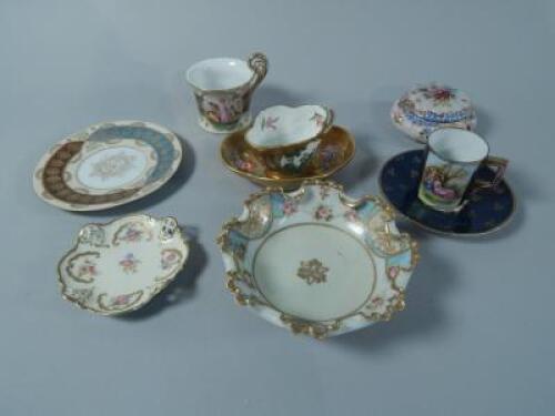 A collection of decorative ceramics