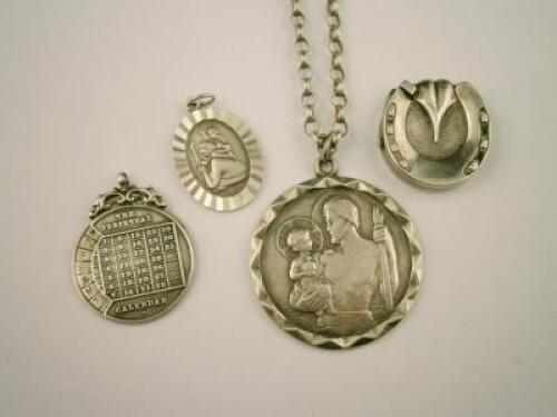 Pendants and a chain