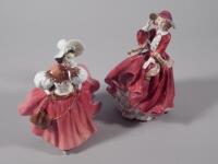 Two Royal Doulton figures of ladies