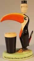 A Carlton ware Guinness Toucan lamp