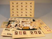 A large quantity of cigarette cards