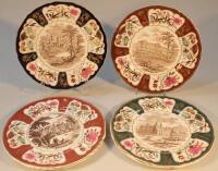 A quantity of Masons ironstone Christmas plates