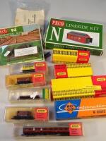 A quantity of Hornby Minitrix boxed N gauge model railway