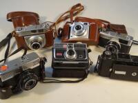 A collection of cameras