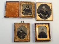 Four 19thC daguerreotype photographs