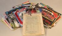 A quantity of football programmes 1948 Leicester City