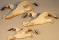 A set of three Beswick wall hanging sea gulls