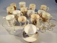 A quantity of Royal commemorative ware