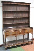 An 18thC oak dresser