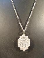 A hallmarked silver locket