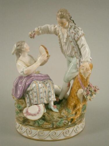 A Meissen Marcolini period porcelain group