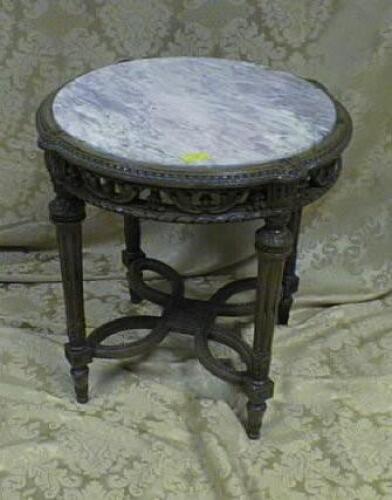 A 19thC walnut occasional table