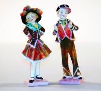 A Royal Doulton figure 'Pearly Boy' and another 'Pearly Girl