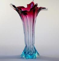 An Art Glass Mdina style vase