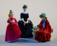 Three Royal Doulton figures